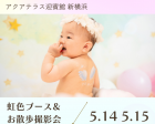 【5/15新横浜】ベビーペイント虹色ブース&お散歩撮影会
