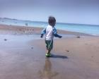 １歳半の息子デビュー 海初挑戦でした。