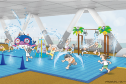 「横浜アンパンマンこどもミュージアム」に期間限定で水遊び広場