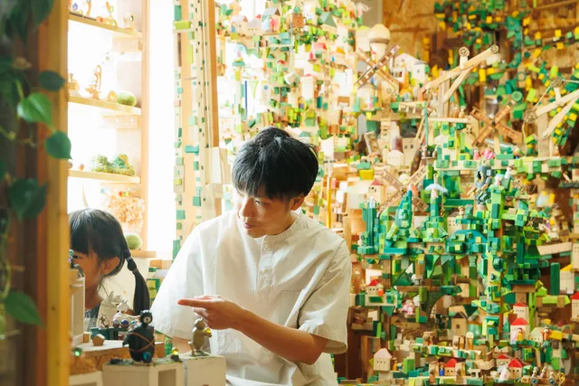 アトリエのおすすめの見どころ！超巨大！マーブルマシンウォール
