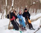 スノーシュー 冬の森で雪あそび！雪の山歩きハイキング　冬の自然体験
