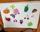 モチーフ（果物🍎🍌🍊）を描こう【さいたま小学校受験絵画】