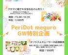 PeriDot meguro GW特別企画