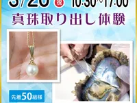 3/20(木・祝)真珠取り出し体験
