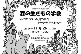 森の生きもの学会　～トコロジストが見つけた、足元のたからもの～