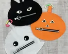 ハロウィンワークショップ1「光る小物を作ろう」クロネコポーチ