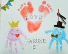 門前仲町　１０月９日　赤ちゃんとつくる手形足形アート時計