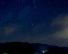 ボヤージャーカヌーで青木湖星空（曇りの場合「夜」）の湖面散歩