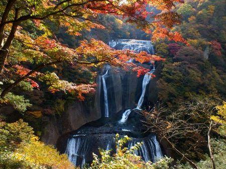 袋田の滝の紅葉見ごろ情報 天気 21 日本気象協会 Tenki Jp