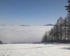 ゲレンデTOPから雲海が見えました！