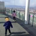 大阪市内を一望できますが、幼児は走...