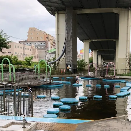 水遊びができるかなと期待して訪問！