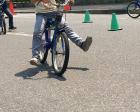子供の自転車練習
