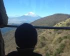駒ケ岳は大きなロープウェイに乗って登りま