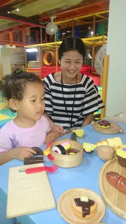 幼児には最適なキッズスペースです。