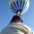 熱気球の係留体験に行きました。
