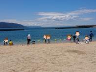 子どもを連れて大蔵海岸に行きました。