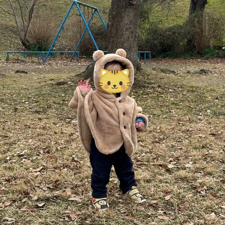 遊具が少ない分、歩き始めの子供には最適！