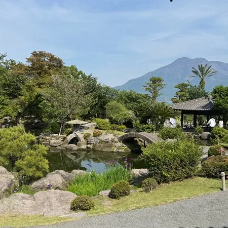 鹿児島旅行で訪れました。庭園の美し...