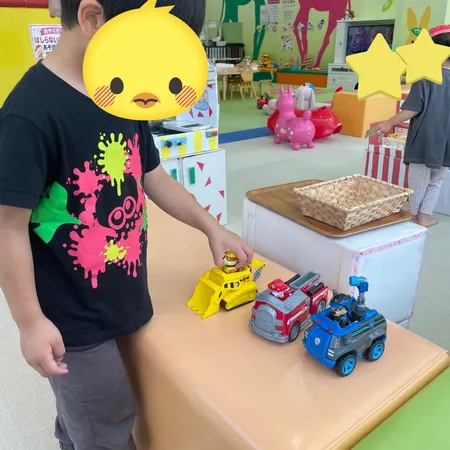 家具屋さんの中にある有料キッズラン...