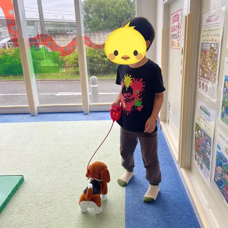 家具屋さんの中にある有料キッズラン...