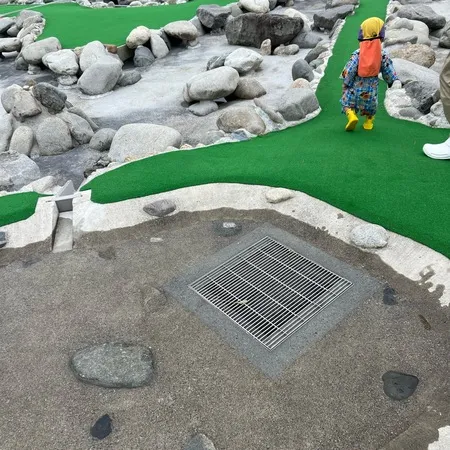 目の前の清流公園がリニューアルし、...