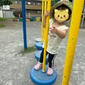 今回は小さい子用の滑り台と、タイヤ...