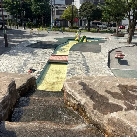 【ユーザ投稿】 オムツの子どもでも入れる水場がある...