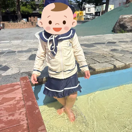 【ユーザ投稿】 オムツの子どもでも入れる水場がある...