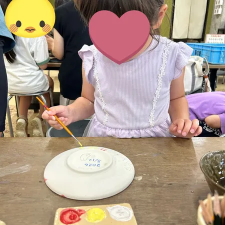 義実家に帰省の際に陶芸体験に行きました。