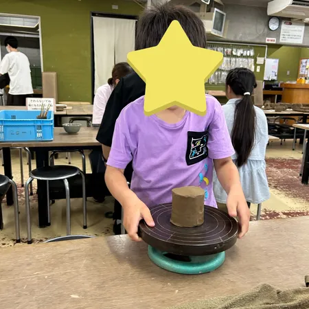 義実家に帰省の際に陶芸体験に行きました。