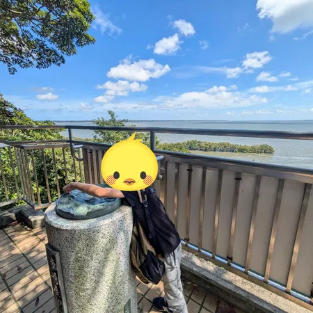 今回の旅のなかで一番キレイな霞ヶ浦...