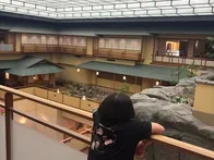 ロビーが圧巻でした。和風の吹き抜け...
