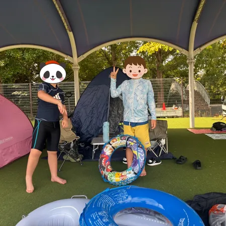 上の子の夏休み中に、近くの友達１人...