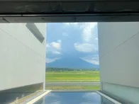 大山が綺麗に見えて最高のロケーショ...