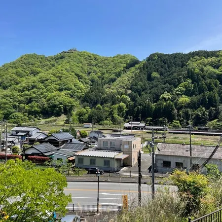 近くの平福の宿場町の街並みを散策で...