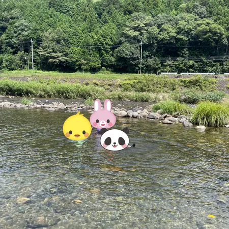 川遊びやキャンプができる施設。