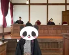 昔裁判所だった頃の再現がされており...