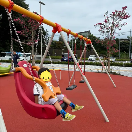 新幹線が1番よく見えるのは管理棟の...