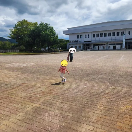 福井県一週間滞在で二回目のプール😊