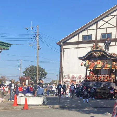 【本町の大きな山車が見られて良かった】
