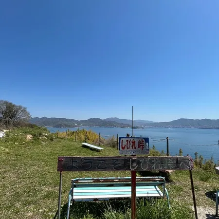 桜と海がとてもいいです。