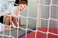 ５歳、２歳、汗をかくほど遊べました。