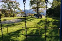 長いローラーすべり台が気に入って何...