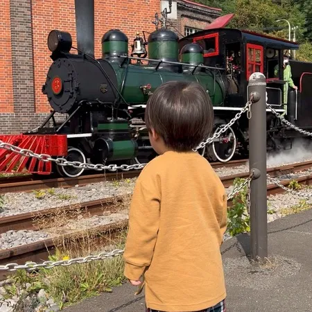 ⭐︎本物の蒸気機関車に乗れる博物館⭐︎