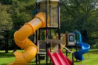 ⭐︎川の音を聞きながら遊べる広い公園⭐︎