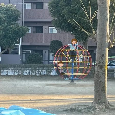 ぐるぐる回すやつあります！広々とし...