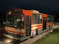 鉄道会社とのコラボの部屋を予約して...