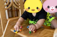 大人と滑れる滑り台があって