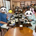 子供達にお菓子のプレゼントがあり大喜び✨
